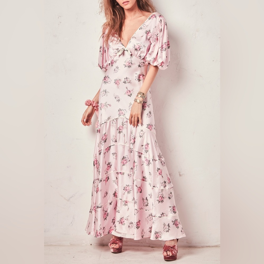 Loveshackfancy Lilia Silk Dress Sz. Small